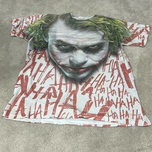 Logo vision Heath Ledger joker t-shirt size L